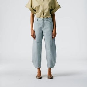 TIBI gray denim Brancusi pants - size 24